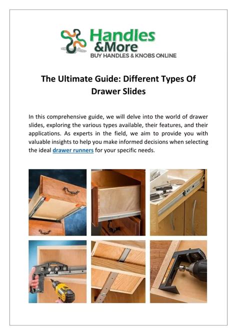 PPT - The Ultimate Guide Different Types Of Drawer Slides PowerPoint ...