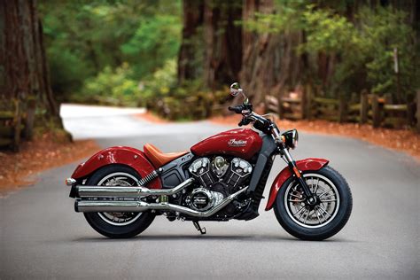 2016 Indian Scout Revealed In All New Wildifre Red Livery Autoevolution