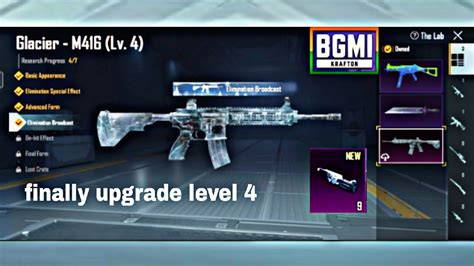 How To Upgrade M Glacier Bgmi Me M Glacier Kaise Upgrade Kre