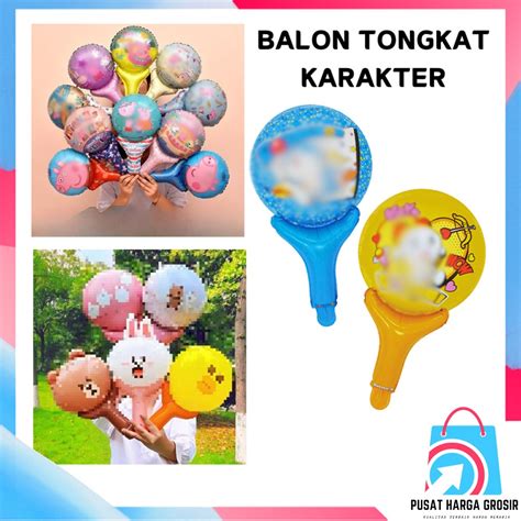 Jual Phg Balon Foil Tongkat Karakter Ballon Pentungan Tangan Motif