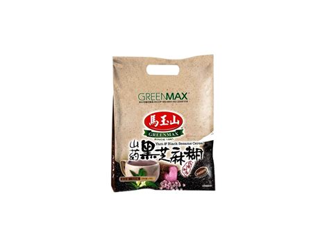 Greenmax Yam And Black Sesame Cereal G Snacks Sing Kee