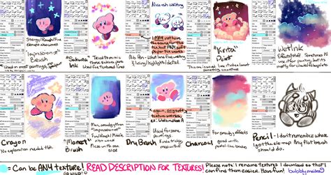 Sai Brush Settings Read Description By Bubblymaika On Deviantart