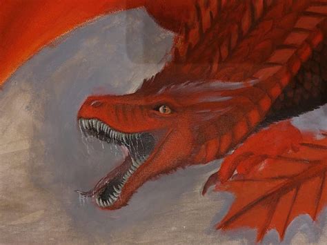 Painting a red dragon : r/Dragon