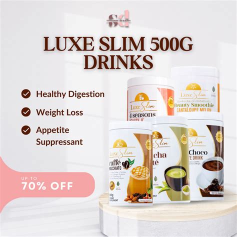 Luxe Slim Half Kilo Beauty Juice Caffe Macchiato Dark Choco Cantaloupe