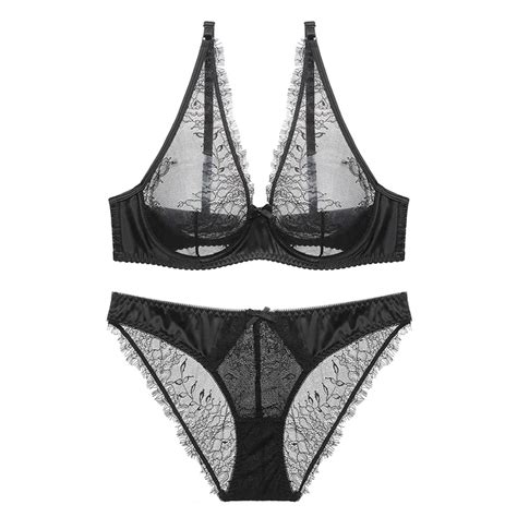 Sexy Mousse Europe Women Bra Lingerie Ultra Thin Lace Sexy Girl