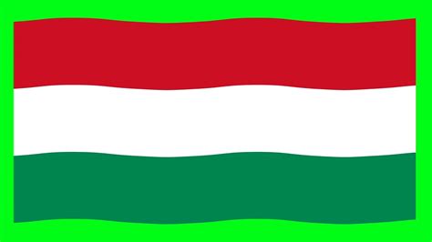 Green Screen Hungary Flag Green Screen Hungary Waving Flag Hungary