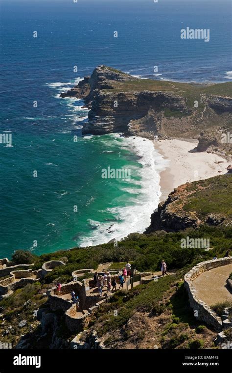 Diaz Beach Cape of Good Hope View from Lighthouse South Africa Stock ...