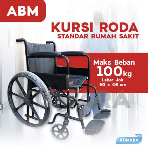 Jual Abm Kursi Roda Standar Rumah Sakit Velg Racing Shopee Indonesia