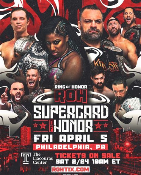 ROH SuperCard of Honor 2024 Carte Actualités et Résultats