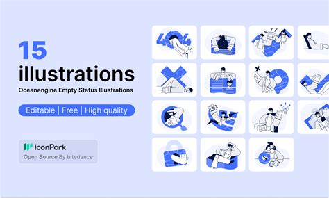 Graphic Empty State Illustrations Figma