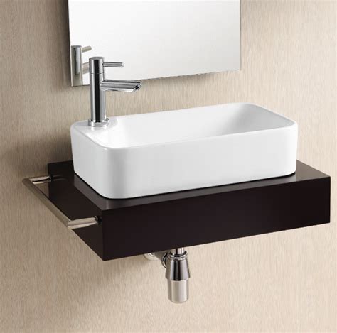 Gorgeous Modern Rectangular Vessel Sink By Caracalla Modern