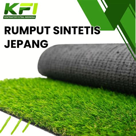 Jual Rumput Sintetis Outdoor 3cm Jepang Ukuran 2x1 Meter Dari KFI Sport