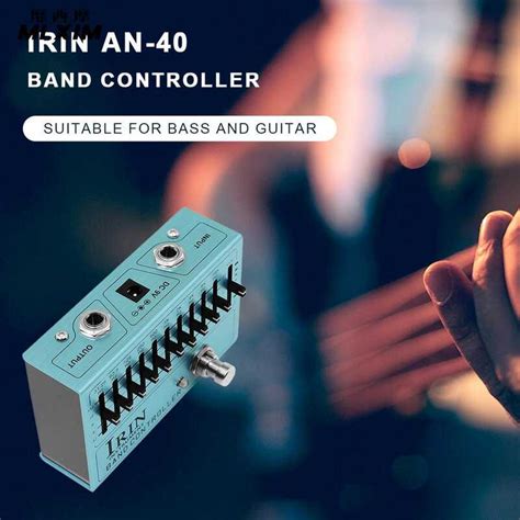 IRIN Electric Guitar Effect AN 40 BAND CONTROLLER EQ Pedal Musical