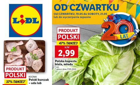 Lidl Nowa Gazetka Promocje W Lidlu Od Czwartku Maja