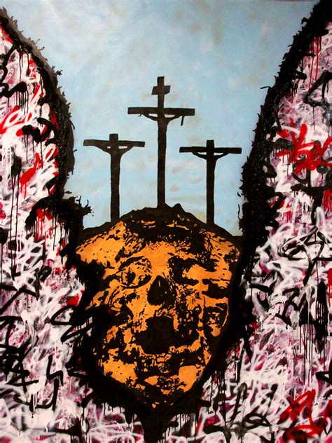 Christian Graffiti Cross