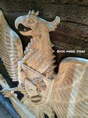 Jual Lambang Burung Garuda Jati Hiasan Dinding Jumbo Ornamen Kayu Di