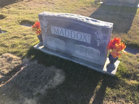 Wilma Frances Waites Maddox Find A Grave Memorial