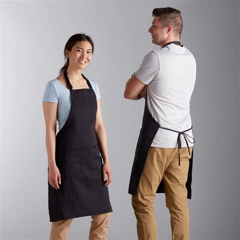 Choice Black Customization Poly Cotton Adjustable Bib Apron With 2