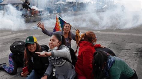 Reportan 5 muertos por represión en protestas en Bolivia