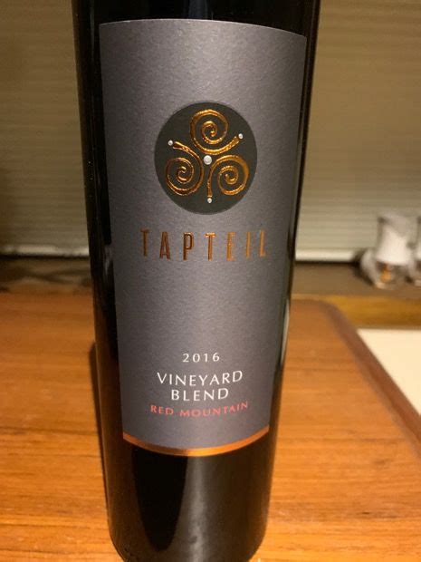 2016 Tapteil Vineyard Blend Usa Washington Columbia Valley Red