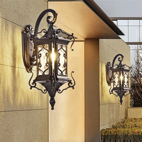 Retro Wall Lamp Wall Sconce Light Vintage Villa Outdoor Lighting