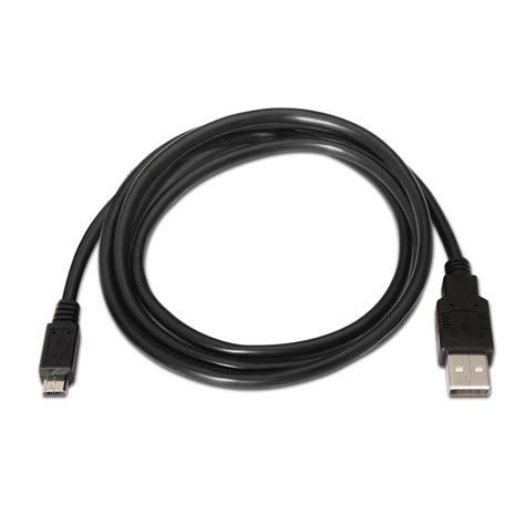 Nanocable Cabo USB 2 0 Tipo A Para Micro USB Tipo B Macho Macho 0 8m