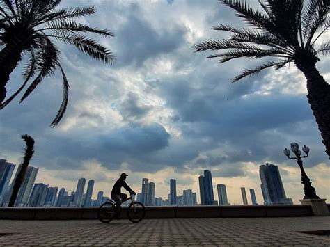 Uae Weather Expect Rain In Abu Dhabi Sharjah And Sunny To Partly