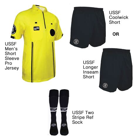 Referee Uniforms - USSF Pro Uniforms - Kits - Official Sports International