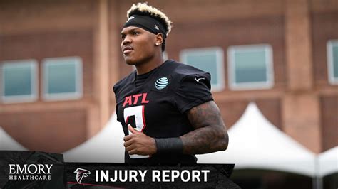 Falcons Injury Report Updating Status Of Kyle Pitts Mykal Walker