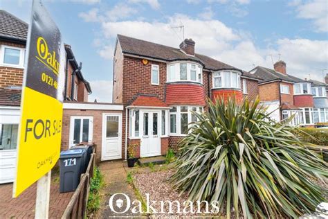 Kingshurst Road Northfield Birmingham B31 3 Bedroom Semi Detached