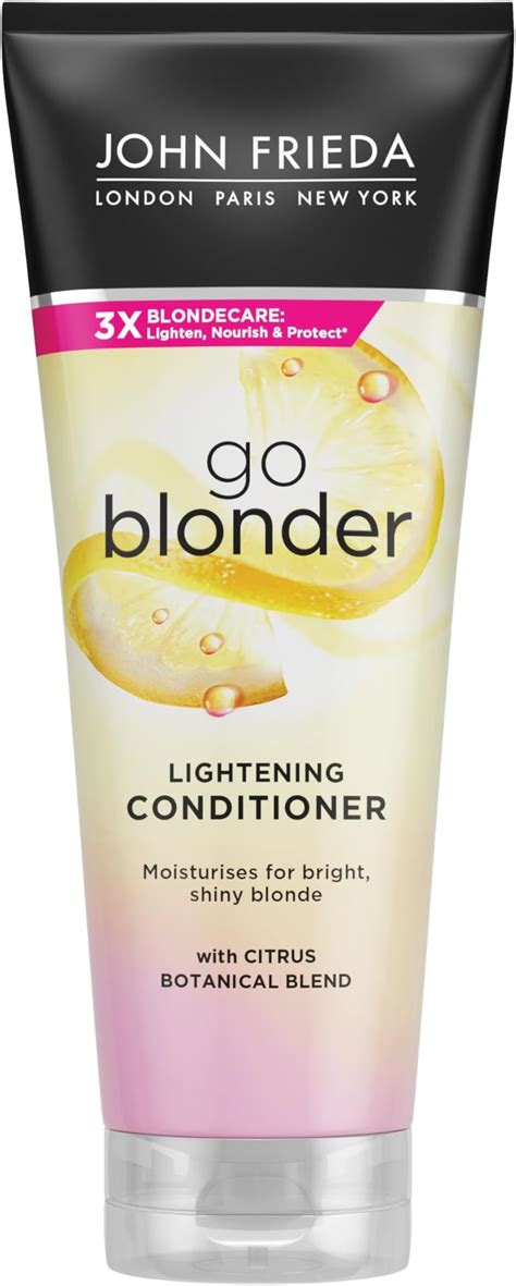 Amazon John Frieda Sheer Blonde Go Blonder Lightening Conditioner