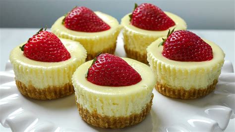 Easy Mini Cheesecakes Youtube