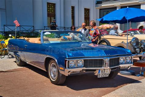 BADEN BADEN GERMANY JULY 2022 Blue 1964 Buick Electra 225 4 Door