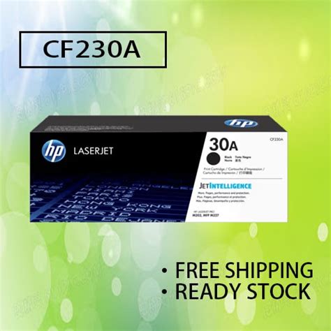 Hp Cf230a 30a Black Original Laserjet Toner Cartridge Cf230a 30a 230a Shopee Malaysia