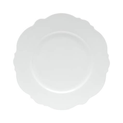 Cj 6 Pratos Sobremesa Porcelana Maldivas Branco 21cm Wolff Mercado Da