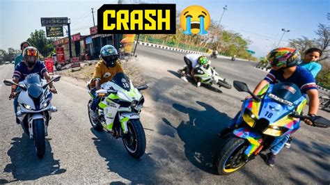 Apni New Superbike Bmw S Rr Ko Ghar Laatey Waqt H Ka Crash Hogaya