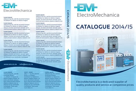 Serious Professional Electrical Catalogue Design For A Company By