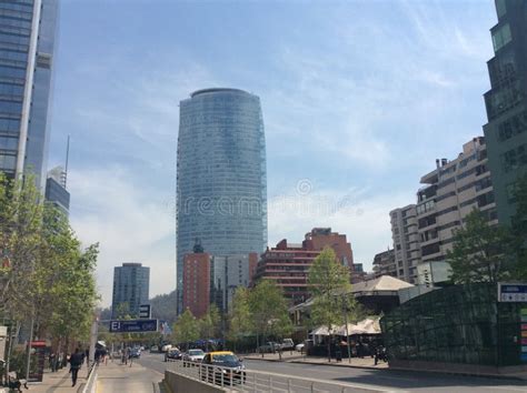 Buildings In The City Centre Of Santiago De Chile Editorial Photography