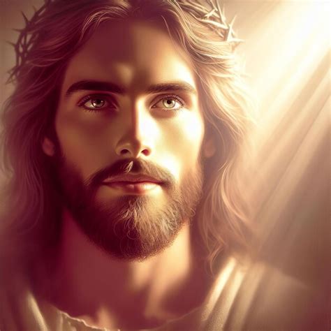 Premium Ai Image Jesus Christ Portrait