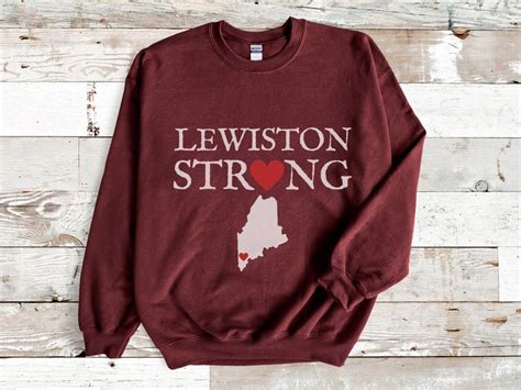 Lewiston Strong Sweatshirt Lewiston Strong Hoodie Lewiston - Etsy