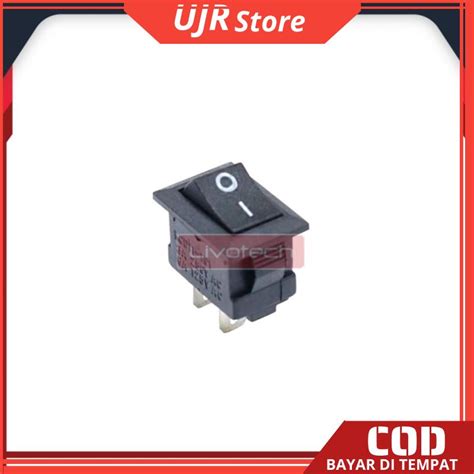 Jual Saklar On Off Mini Rocker Switch Pin Tombol Power A V Ac