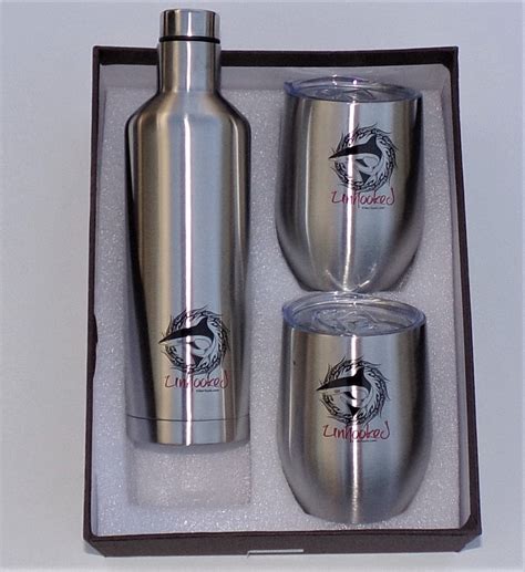 Unhooked Wine Tumbler And Bottle Gift Set