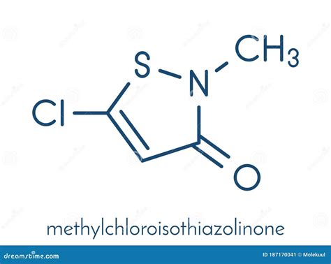 Methylchloroisothiazolinone Mci Molecule It Is Isothiazolinone