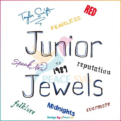 Taylor Swift Inspired Junior Jewels You Belong With Me Svg Clipart