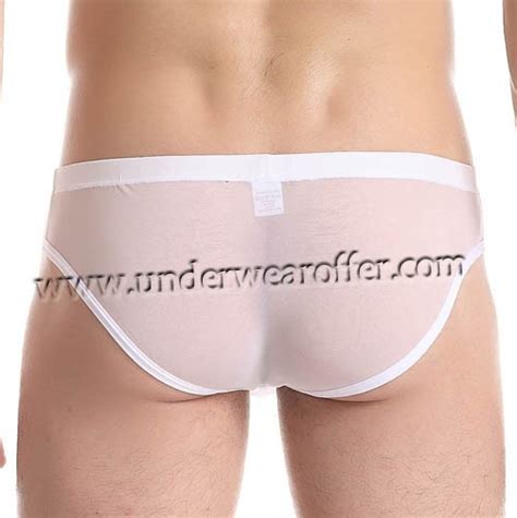 New Sexy Mens See Through Mesh Low Rise Boxer Briefs Underwear Double Pouch Briefs 4 Colors 3