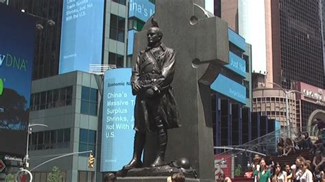 Father Duffy Memorial Statue In Times Square Youtube