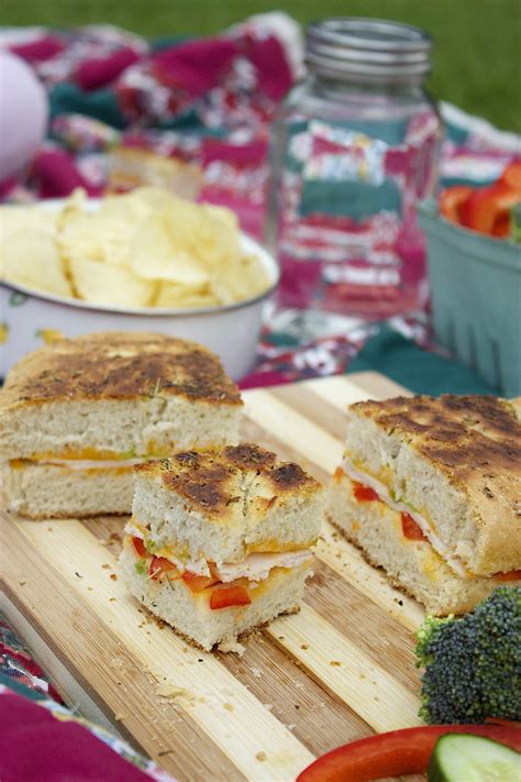 Italian Focaccia Panini Picnic Food KS