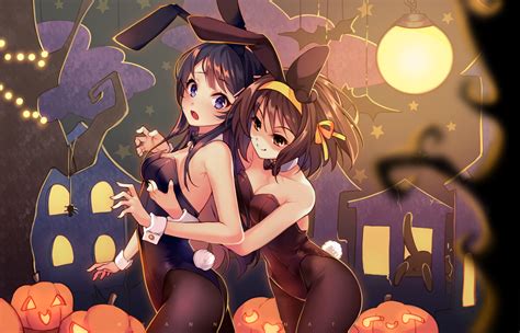 Black Bunny Ears Hyanna Natsu Mommy Kink School Rumble Haruhi