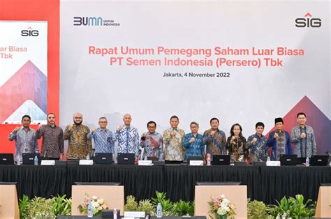 Pt Semen Indonesia Tbk Rupslb Momen Bisnis