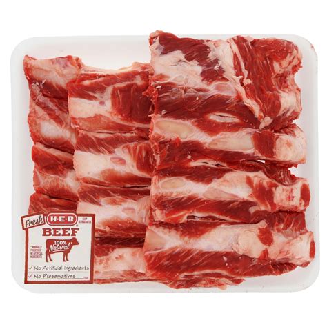 Fresh Beef Finger Ribs Value Pack Shop Beef At H E B